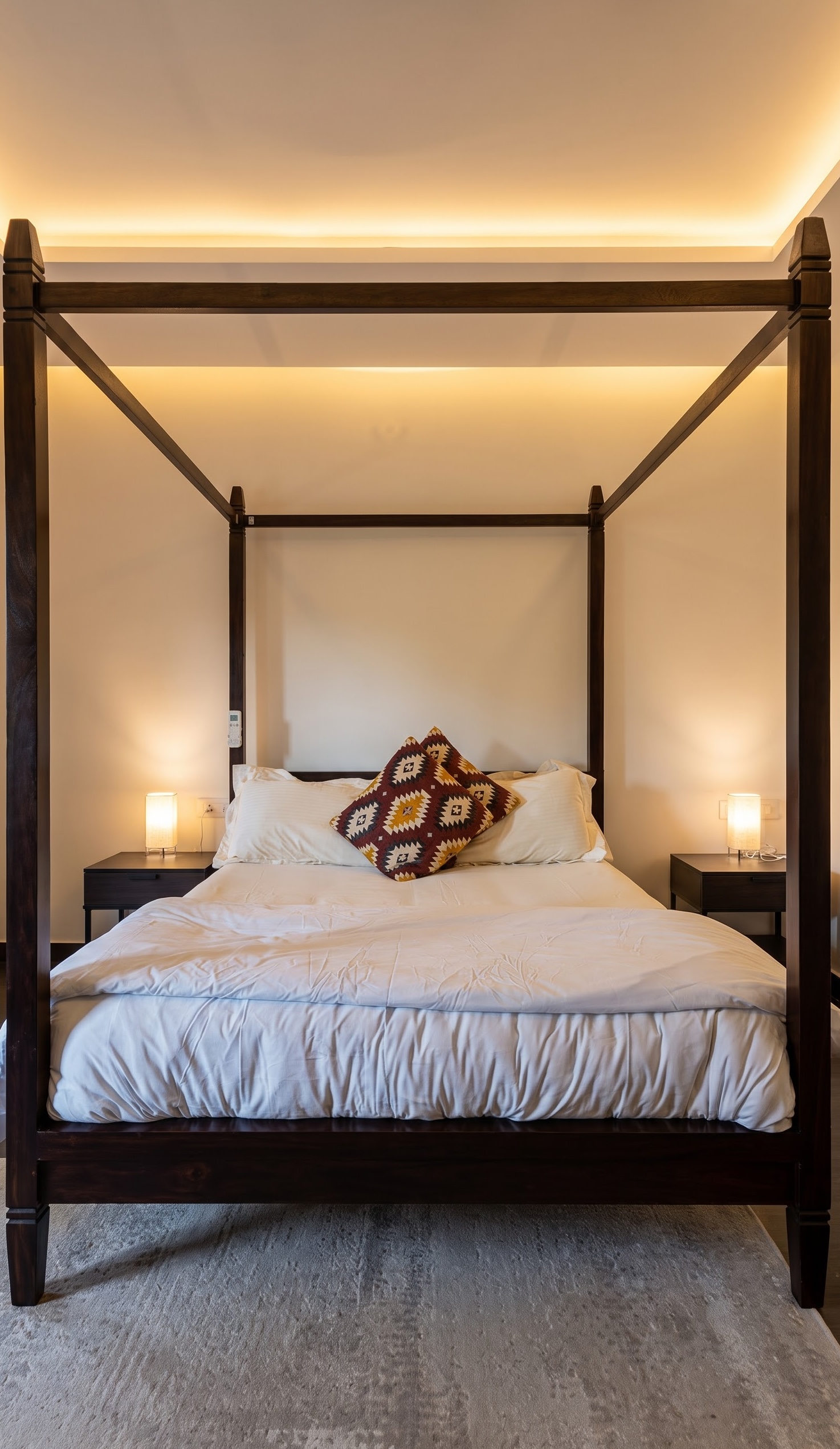 A Breathe Woods room for a couple stay