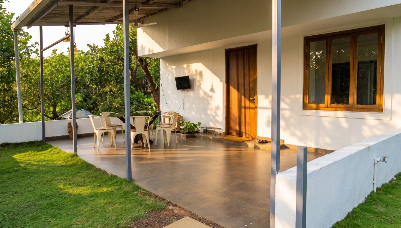 Zen Villa veranda at Breathe Woods